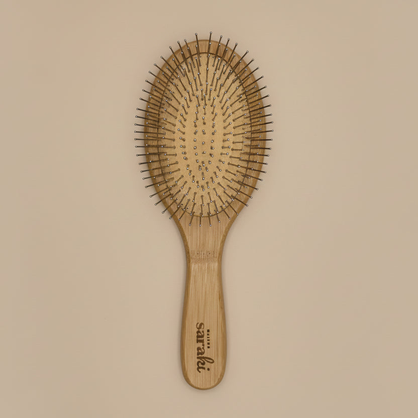 Brosse à cheveux en bambou